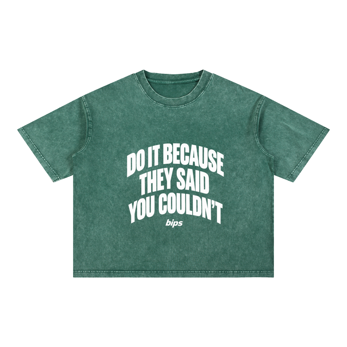 Mineral Wash Boxy Cotton T-Shirt