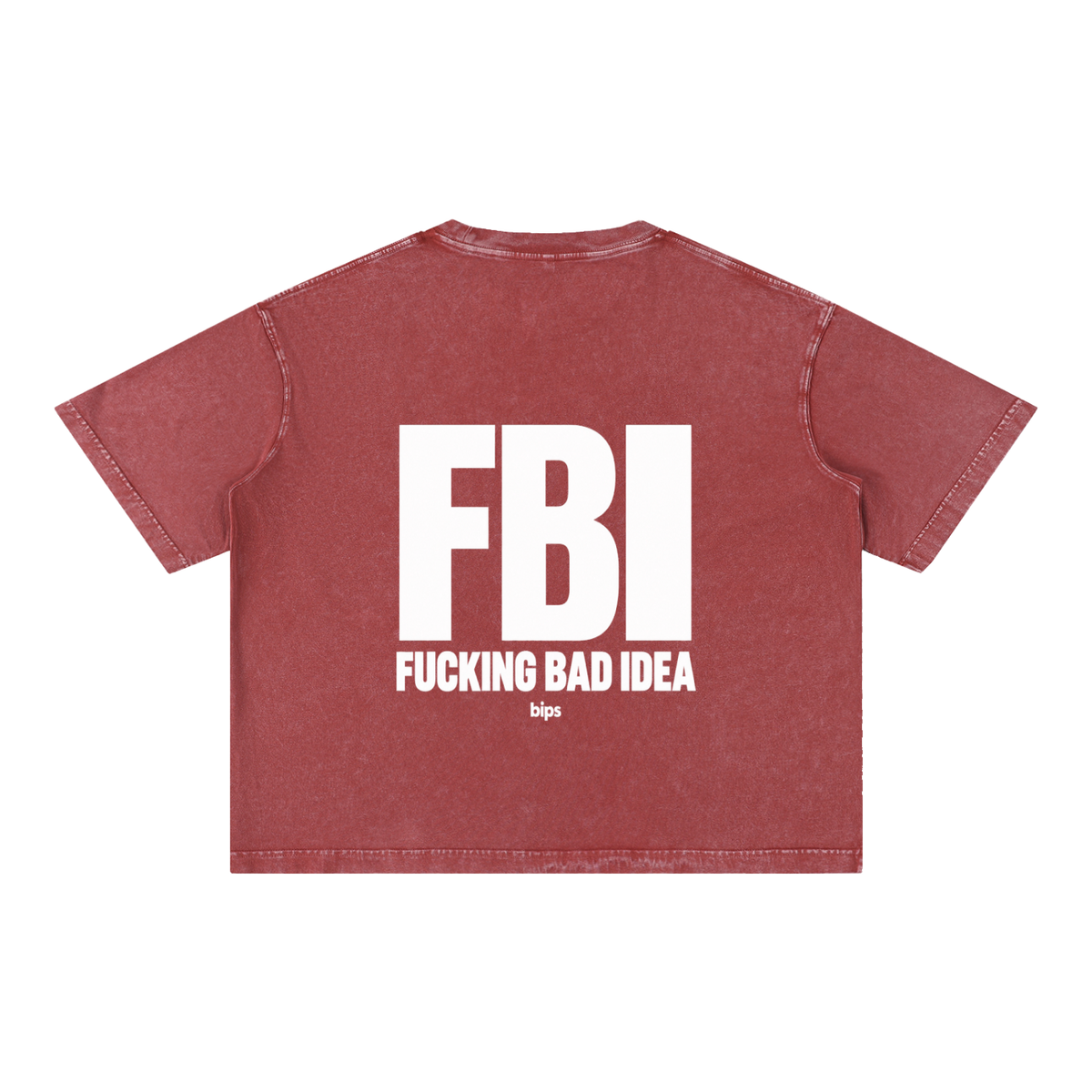 Mineral Wash Boxy Cotton T-Shirt